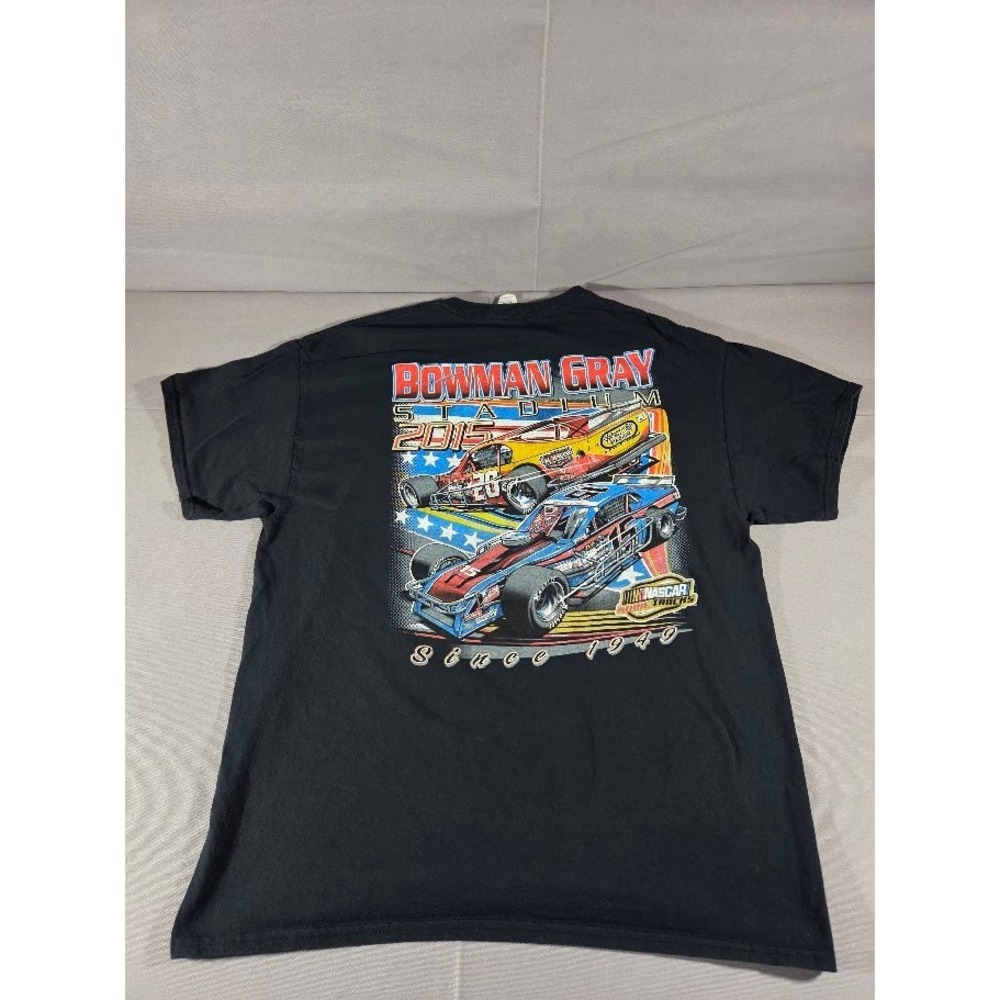 Bowman Gray Stadium 2015 NASCAR Home Tracks T Shirt Mens XL Black Racing Tee